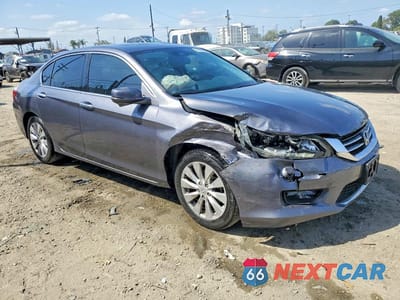 Czwarte zdjęcie samochodu z boku: 2014 HONDA ACCORD EXL VIN:1HGCR3F81EA013831 - miniatura