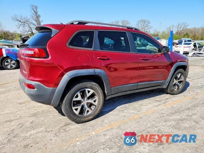 Trzecie zdjęcie samochodu z tyłu: 2014 JEEP CHEROKEE TRAILHAWK VIN:1C4PJMBS5EW216111 - miniatura
