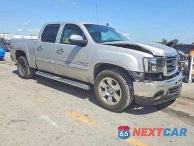 Czwarte zdjęcie samochodu z boku: 2011 GMC SIERRA C1500 SLE VIN:3GTP1VE04BG383926 - miniatura
