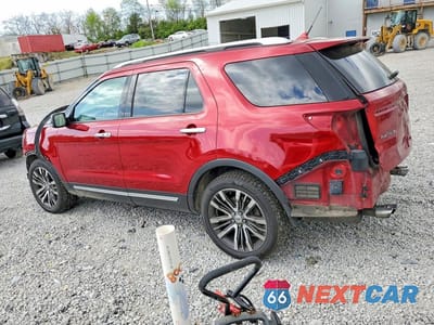 Drugie zdjęcie samochodu z przodu: 2018 FORD EXPLORER PLATINUM VIN:1FM5K8HT8JGA53241 - miniatura