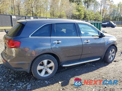 Trzecie zdjęcie samochodu z tyłu: 2011 ACURA MDX VIN:2HNYD2H22BH500971 - miniatura