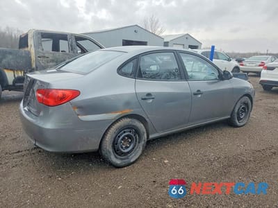 Trzecie zdjęcie samochodu z tyłu: 2010 HYUNDAI ELANTRA BLUE VIN:KMHDU4BD9AU086654 - miniatura