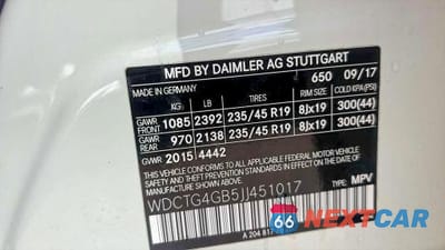 Zdjęcie 12 z 12 samochodu: 2018 MERCEDES-BENZ GLA 250 4MATIC VIN:WDCTG4GB5JJ451017 - miniatura
