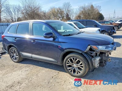 Czwarte zdjęcie samochodu z boku: 2016 MITSUBISHI OUTLANDER ES VIN:JA4AZ2A35GZ603623 - miniatura