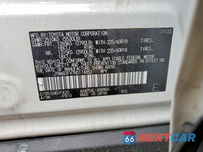 Zdjęcie 12 z 12 samochodu: 2024 TOYOTA RAV4 PRIME SE VIN:JTMAB3FV7RD174852 - miniatura