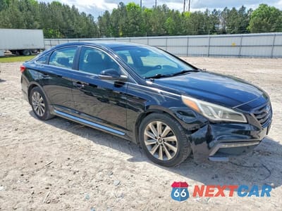 Czwarte zdjęcie samochodu z boku: 2017 HYUNDAI SONATA SPORT VIN:5NPE34AF9HH537827 - miniatura