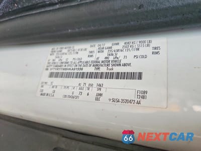 Zdjęcie 13 z 13 samochodu: 2017 FORD TRANSIT 250 UTILITY / SERVICE VAN VIN:1FTYR1YM8HKA91556 - miniatura