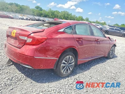 Trzecie zdjęcie samochodu z tyłu: 2021 HONDA ACCORD HYBRID EXL VIN:1HGCV3F53MA014141 - miniatura