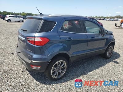 Trzecie zdjęcie samochodu z tyłu: 2021 FORD ECOSPORT TITANIUM VIN:MAJ6S3KL9MC423411 - miniatura