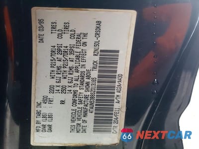 Zdjęcie 12 z 12 samochodu: 1995 TOYOTA TACOMA BASE VIN:4TAUN53B8SZ013165 - miniatura