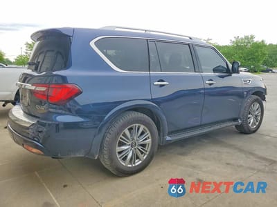 Trzecie zdjęcie samochodu z tyłu: 2020 INFINITI QX80 LUXE VIN:JN8AZ2NF7L9702162 - miniatura