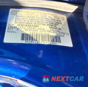 Zdjęcie 10 z 11 samochodu: 2009 NISSAN VERSA 1.8 S VIN:3N1BC13EX9L416301 - miniatura