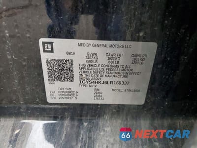 Zdjęcie 13 z 13 samochodu: 2020 CADILLAC ESCALADE ESV LUXURY VIN:1GYS4HKJ6LR169337 - miniatura