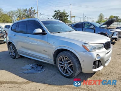 Czwarte zdjęcie samochodu z boku: 2016 BMW X3 XDRIVE35I VIN:5UXWX7C50G0K36520 - miniatura