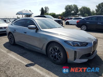 Czwarte zdjęcie samochodu z boku: 2025 BMW I4 EDRIVE 40 VIN:WBY23HD06SFU15850 - miniatura