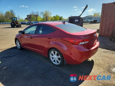 Drugie zdjęcie samochodu z przodu: 2013 HYUNDAI ELANTRA LIMITED VIN:KMHDH4AE2DU947630 - miniatura