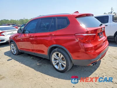 Drugie zdjęcie samochodu z przodu: 2015 BMW X3 XDRIVE28I VIN:5UXWX9C57F0D46266 - miniatura