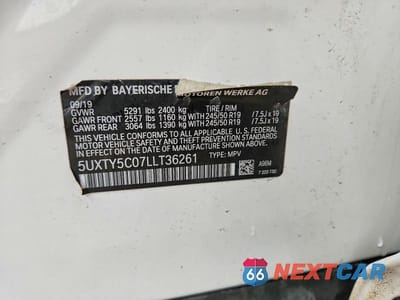 Zdjęcie 12 z 12 samochodu: 2020 BMW X3 XDRIVE30I VIN:5UXTY5C07LLT36261 - miniatura