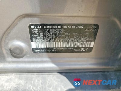 Zdjęcie 13 z 13 samochodu: 2018 MITSUBISHI OUTLANDER SPORT ES VIN:JA4AP3AU2JZ036458 - miniatura