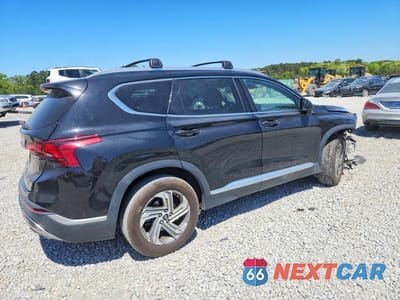 Trzecie zdjęcie samochodu z tyłu: 2022 HYUNDAI SANTA FE SEL VIN:5NMS24AJ4NH373390 - miniatura