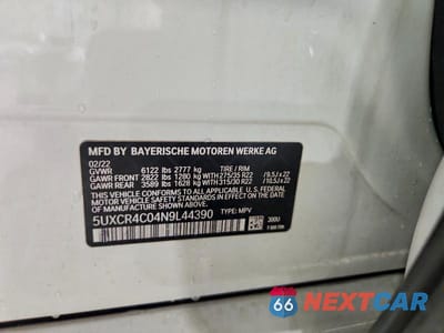Zdjęcie 12 z 12 samochodu: 2022 BMW X5 SDRIVE 40I VIN:5UXCR4C04N9L44390 - miniatura
