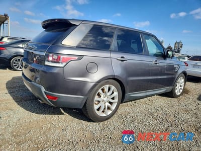 Trzecie zdjęcie samochodu z tyłu: 2016 LAND ROVER RANGE ROVER SPORT HSE VIN:SALWR2PF5GA101490 - miniatura