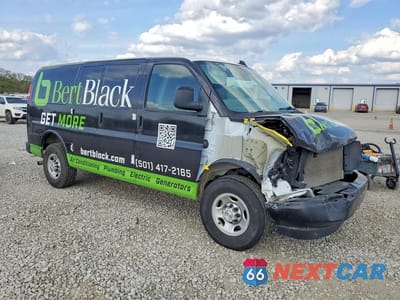 Czwarte zdjęcie samochodu z boku: 2024 CHEVROLET EXPRESS G2500 VIN:1GCWGAFP7R1262217 - miniatura