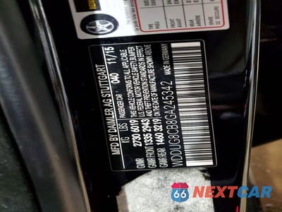 Zdjęcie 12 z 12 samochodu: 2016 MERCEDES-BENZ S 550 VIN:WDDUG8CB8GA245342 - miniatura