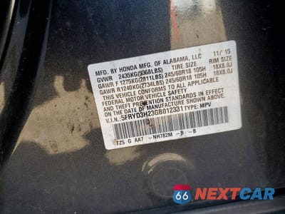 Zdjęcie 13 z 13 samochodu: 2016 ACURA MDX VIN:5FRYD3H23GB012331 - miniatura