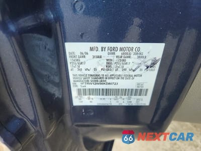 Zdjęcie 12 z 12 samochodu: 2006 FORD F150 SUPERCREW VIN:1FTRW12W56KD80723 - miniatura