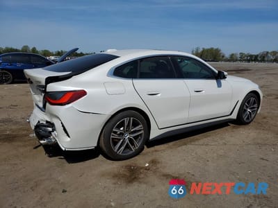 Trzecie zdjęcie samochodu z tyłu: 2024 BMW 430XI GRAN COUPE VIN:WBA73AV05RFS18687 - miniatura