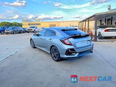 Trzecie zdjęcie samochodu z tyłu: 2021 HONDA CIVIC EX VIN:SHHFK7H66MU427419 - miniatura