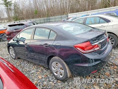 Drugie zdjęcie samochodu z przodu: 2015 HONDA CIVIC LX VIN:19XFB2F53FE121124 - miniatura
