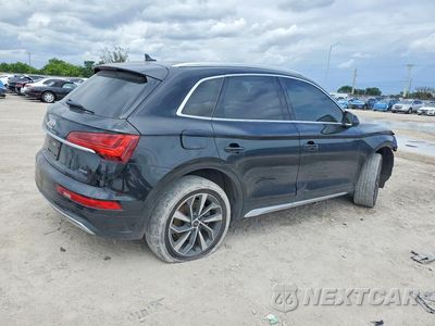 Trzecie zdjęcie samochodu z tyłu: 2021 AUDI Q5 PREMIUM PLUS VIN:WA1BAAFY9M2051171 - miniatura