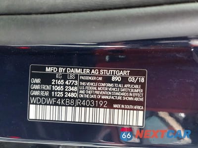Zdjęcie 13 z 13 samochodu: 2018 MERCEDES-BENZ C 300 4MATIC VIN:WDDWF4KB8JR403192 - miniatura