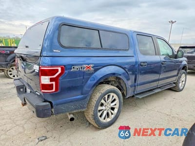 Trzecie zdjęcie samochodu z tyłu: 2018 FORD F150 SUPERCREW VIN:1FTEW1EP5JFA14880 - miniatura
