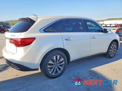 Trzecie zdjęcie samochodu z tyłu: 2015 ACURA MDX TECHNOLOGY VIN:5FRYD3H49FB006436 - miniatura