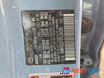 Zdjęcie 13 z 13 samochodu: 2024 HYUNDAI IONIQ 5 SEL VIN:KM8KNDDF0RU284358 - miniatura
