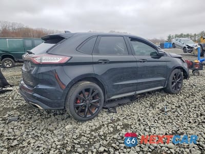 Trzecie zdjęcie samochodu z tyłu: 2015 FORD EDGE SPORT VIN:2FMTK4AP1FBB94454 - miniatura