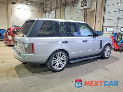 Trzecie zdjęcie samochodu z tyłu: 2008 LAND ROVER RANGE ROVER HSE VIN:SALME15488A292421 - miniatura