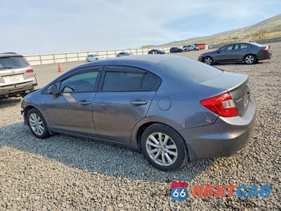 Drugie zdjęcie samochodu z przodu: 2012 HONDA CIVIC EXL VIN:19XFB2F91CE341800 - miniatura