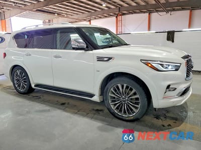 Czwarte zdjęcie samochodu z boku: 2019 INFINITI QX80 LUXE VIN:JN8AZ2NE7K9226145 - miniatura