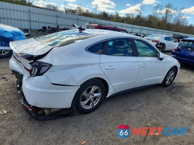Trzecie zdjęcie samochodu z tyłu: 2022 HYUNDAI SONATA SE VIN:5NPEG4JA1NH145266 - miniatura