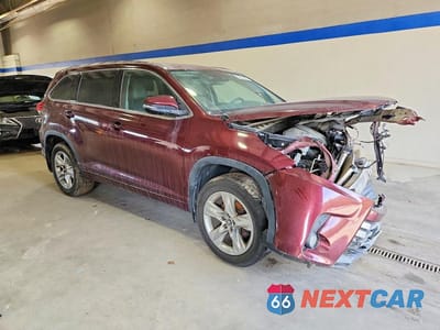 Czwarte zdjęcie samochodu z boku: 2018 TOYOTA HIGHLANDER LIMITED VIN:5TDDZRFH2JS846038 - miniatura