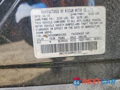 Zdjęcie 12 z 12 samochodu: 2009 INFINITI G37 SEDAN BASE VIN:JNKCV61EX9M301262 - miniatura
