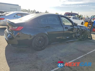 Trzecie zdjęcie samochodu z tyłu: 2022 BMW M3 COMPETITION VIN:WBS33AY03NFM03997 - miniatura