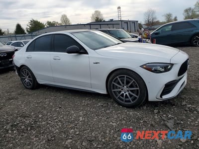 Czwarte zdjęcie samochodu z boku: 2024 MERCEDES-BENZ C 43 AMG VIN:W1KAF8HB8RR229189 - miniatura
