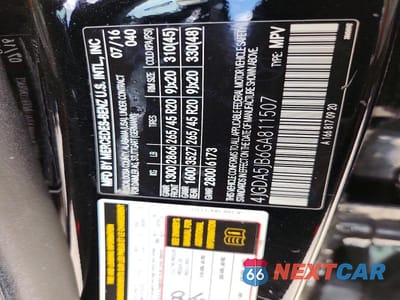 Zdjęcie 13 z 13 samochodu: 2016 MERCEDES-BENZ GLE 350 VIN:4JGDA5JB6GA811507 - miniatura