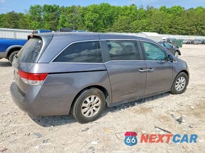 Trzecie zdjęcie samochodu z tyłu: 2015 HONDA ODYSSEY EXL VIN:5FNRL5H66FB031638 - miniatura
