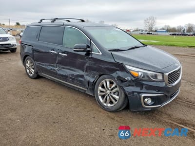 Czwarte zdjęcie samochodu z boku: 2018 KIA SEDONA SXL VIN:KNDME5C16J6373935 - miniatura